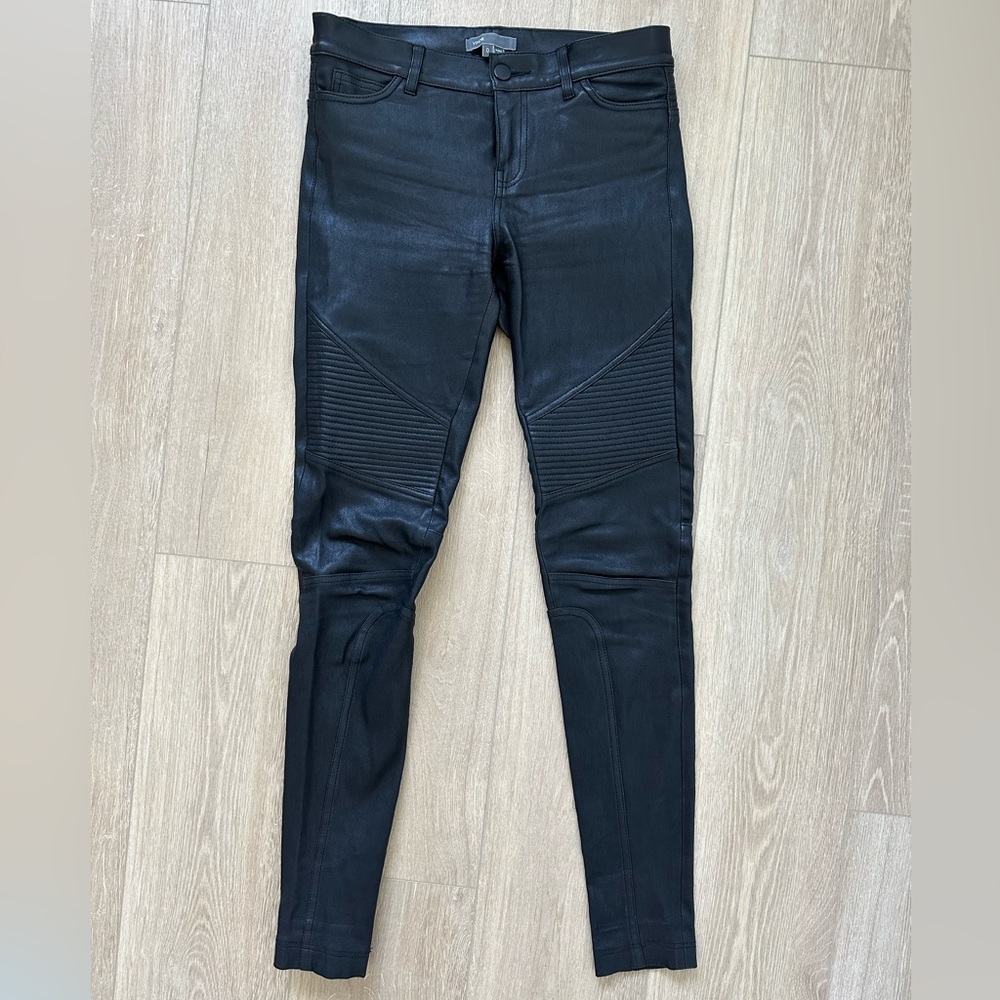 Vince 100% Black Leather Pants